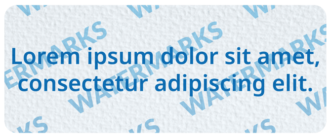 Watermark impeding text legibility