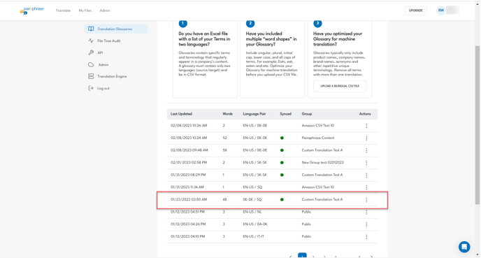 AWS syncing green