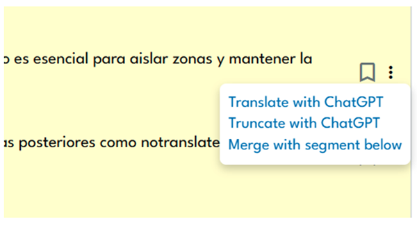 Pairaphrase Edit Options